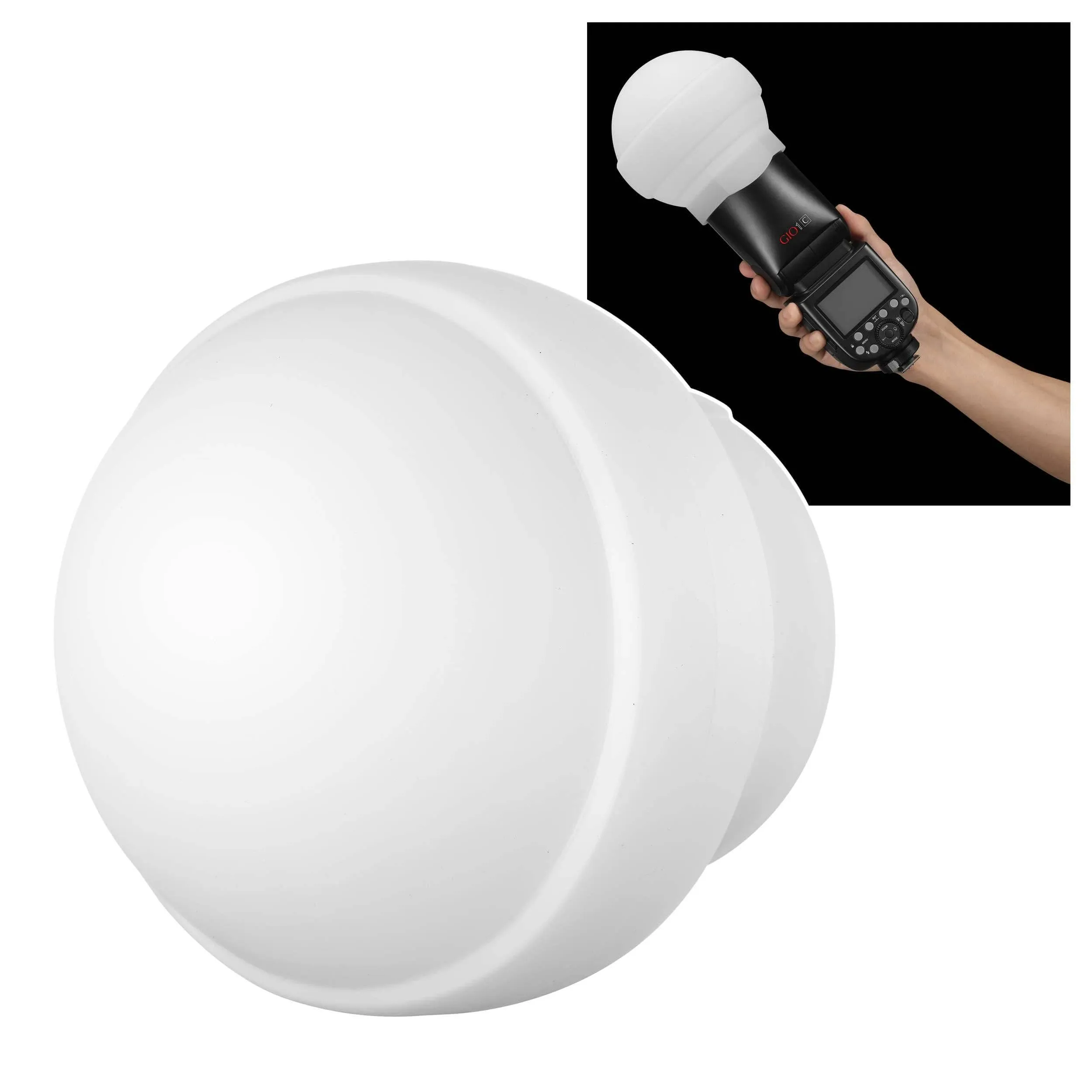 Godox AK-R22 Dome Diffuser For Round Head Flashes