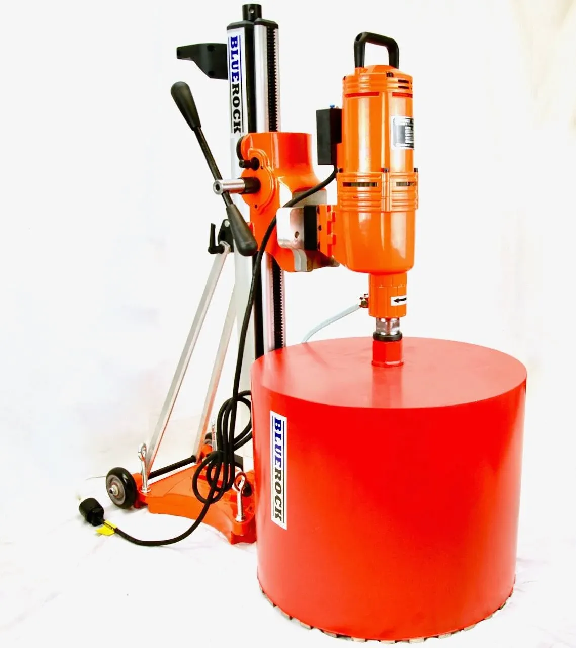 BLUEROCK 20Z1 T/S 220v Large Capacity Concrete Core Drill w/Tilting Stand & Rolling Base