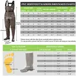 Fishing Waders for Men with Boots Womens Chest Waders Waterproof for Hunting ...