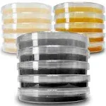 Agar Variety Kit by Evviva Sciences - Prepoured Potato Dextrose Agar, Malt ...