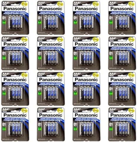 Panasonic AAA Batteries Super Heavy Duty 100pcs