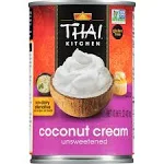 Thai Kitchen Gluten Free Unsweetened Coconut Cream, 13.66 fl oz (Pack of 6)