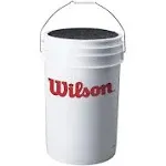 Wilson Sporting Goods Ball Bucket with Lid, White