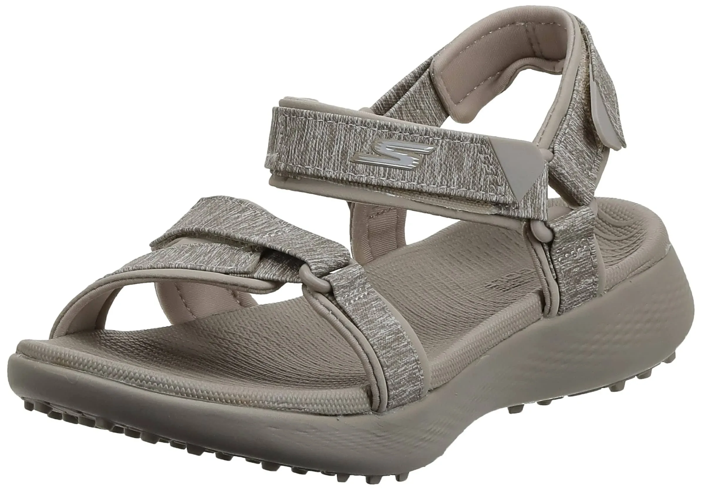 Skechers Women's Go Golf 600 Golf Sandals Taupe M 11