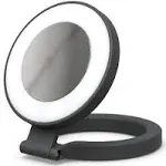 ShiftCam SnapLight - LED Selfie Ring Light with Four Brightness Settings and Built in Battery - Magnetic Mount Snaps on to Any Phone - Flippable Design (Midnight)