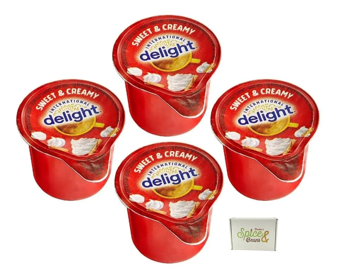 International Delight Creamer Singles Bundle - Sweet & Creamy - 48 Count