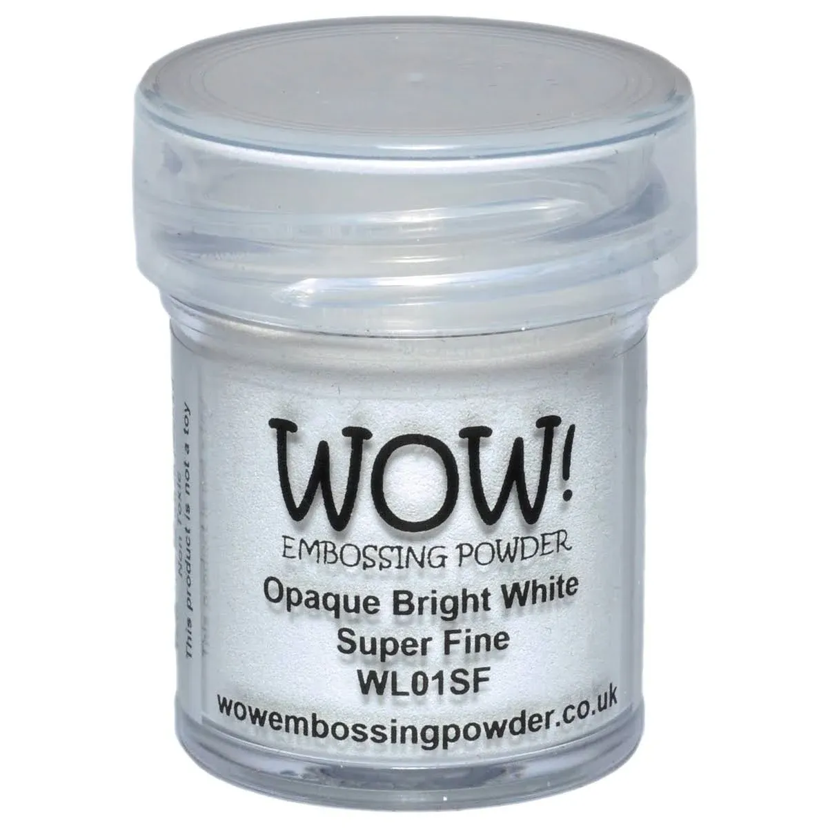 Wow Embossing Powder 15ml-Opaque Bright White