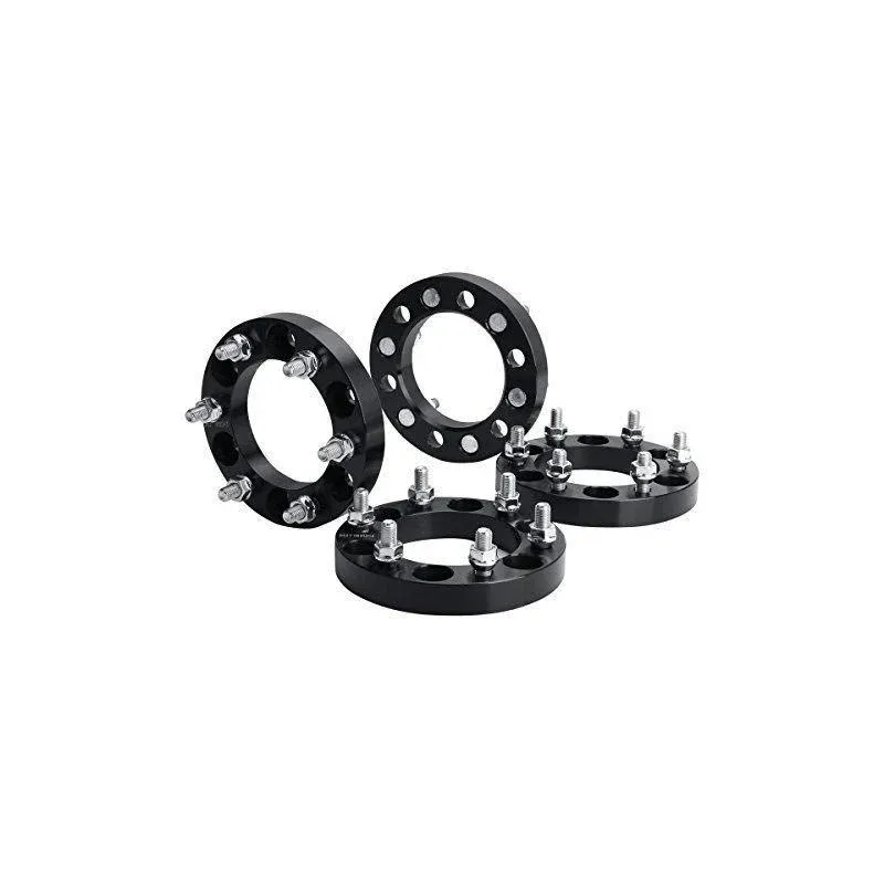 6X5.5 Wheel Spacers, KSP Forged 1"(25mm) 6x139.7mm to 6x139.7mm Thread Pitch M12x1.5 Hub Bore 108mm Adapters for Tacoma 4Runner Tundra FJ Land Cruiser Black, Not Hubcentric