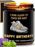 Funny Birthday Candle for Men, Dad Birthday Gift Ideas, Birthday Gifts for Dad, Husband, Uncle, Brother, Coworker, Boss, Grandpa, Father-in-Law, Stepdad, Gift-Ready Candle