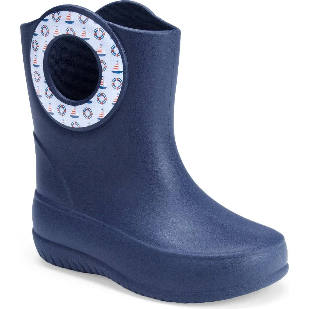 Navy Kendall Toddler Rain Boot | Slip-Resistant | Made in USA