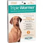 Durvet Triple Wormer for Medium and Large Dogs Dewormer