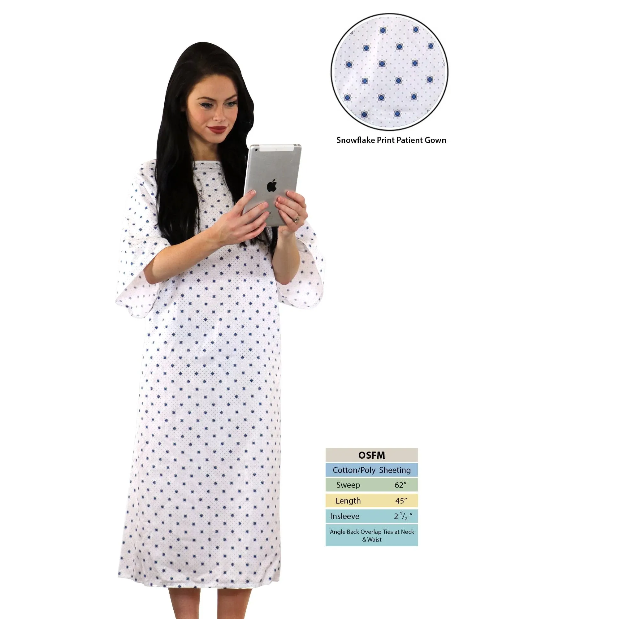 Nobles Deluxe Cut Medical Gown