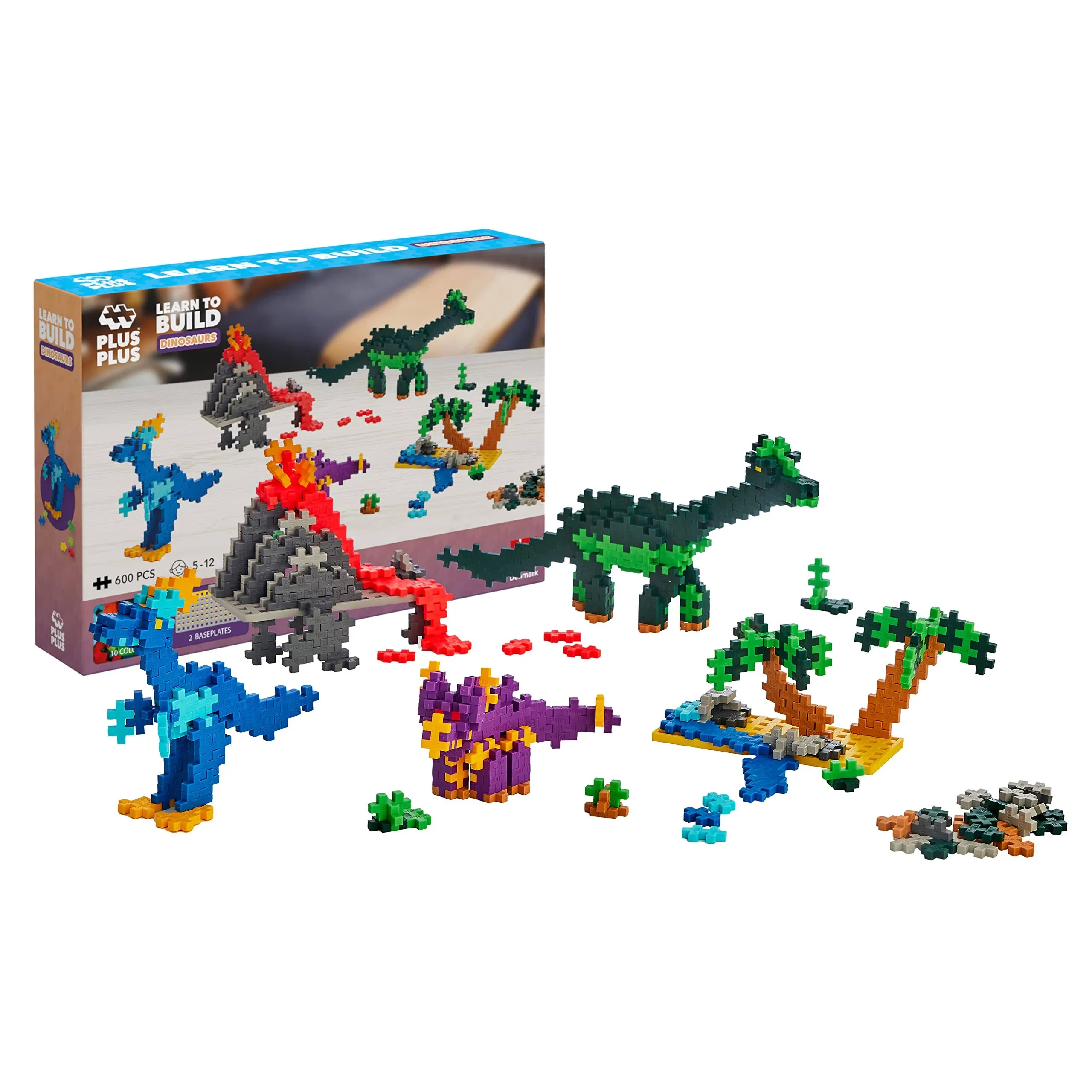 Plus-Plus Learn To Build - Dinosaurs