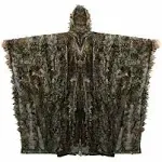 Zicac Outdoor 3D Leaves Camouflage Ghillie Poncho Camo Cape Cloak Stealth Ghillie ...