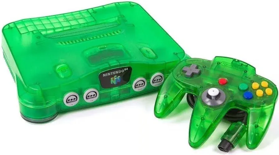 Nintendo 64 Jungle Green Console