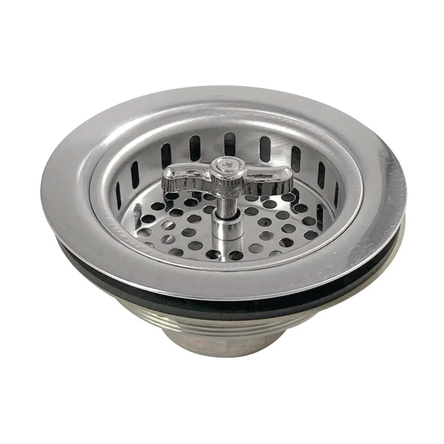 Kingston Brass K212 Tacoma Spin & Seal Sink Basket Strainer Stainless Steel