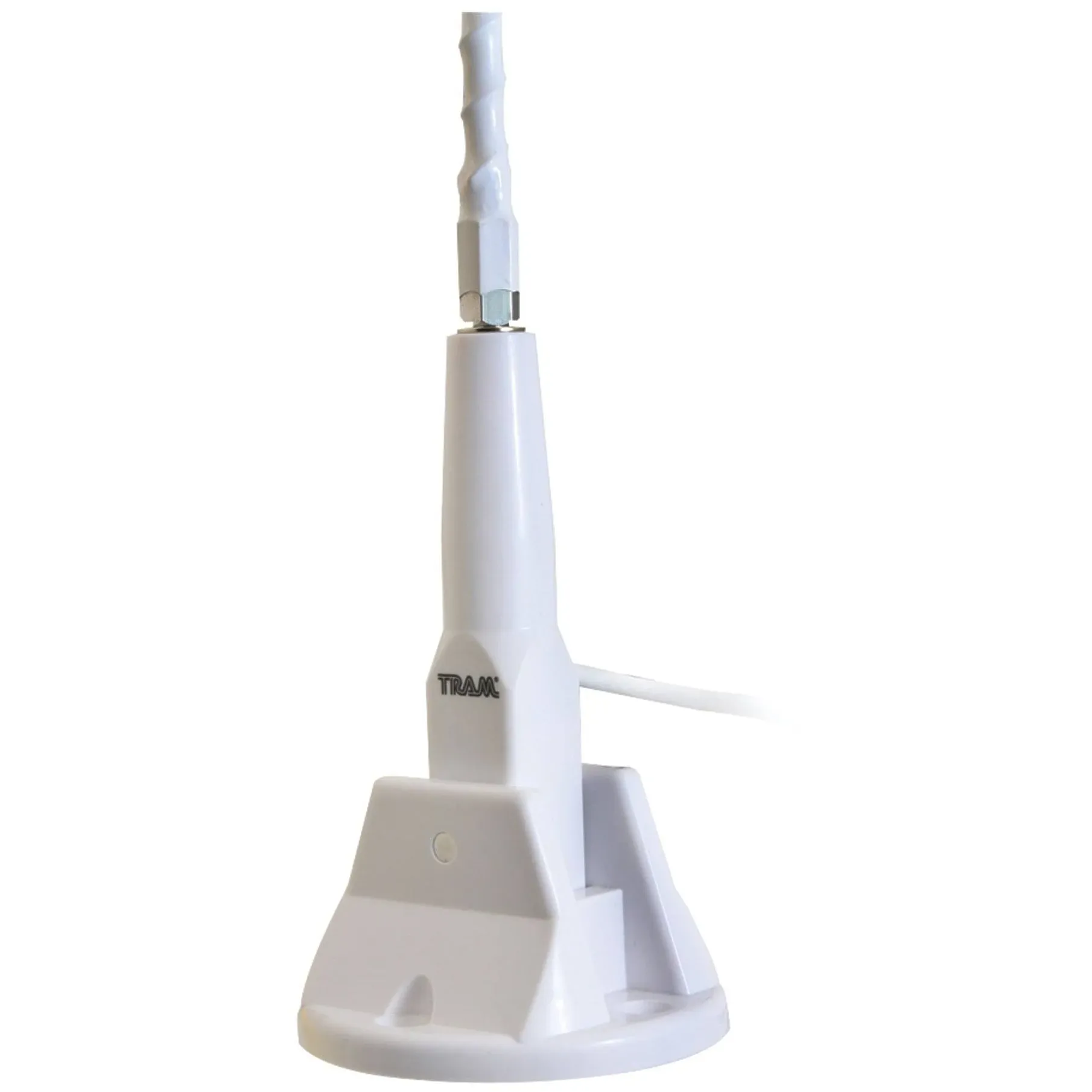 Tram 1650-HC Marine CB 3-Foot Fiberglass Antenna with RG58 Cable and PL-259 Connector, White