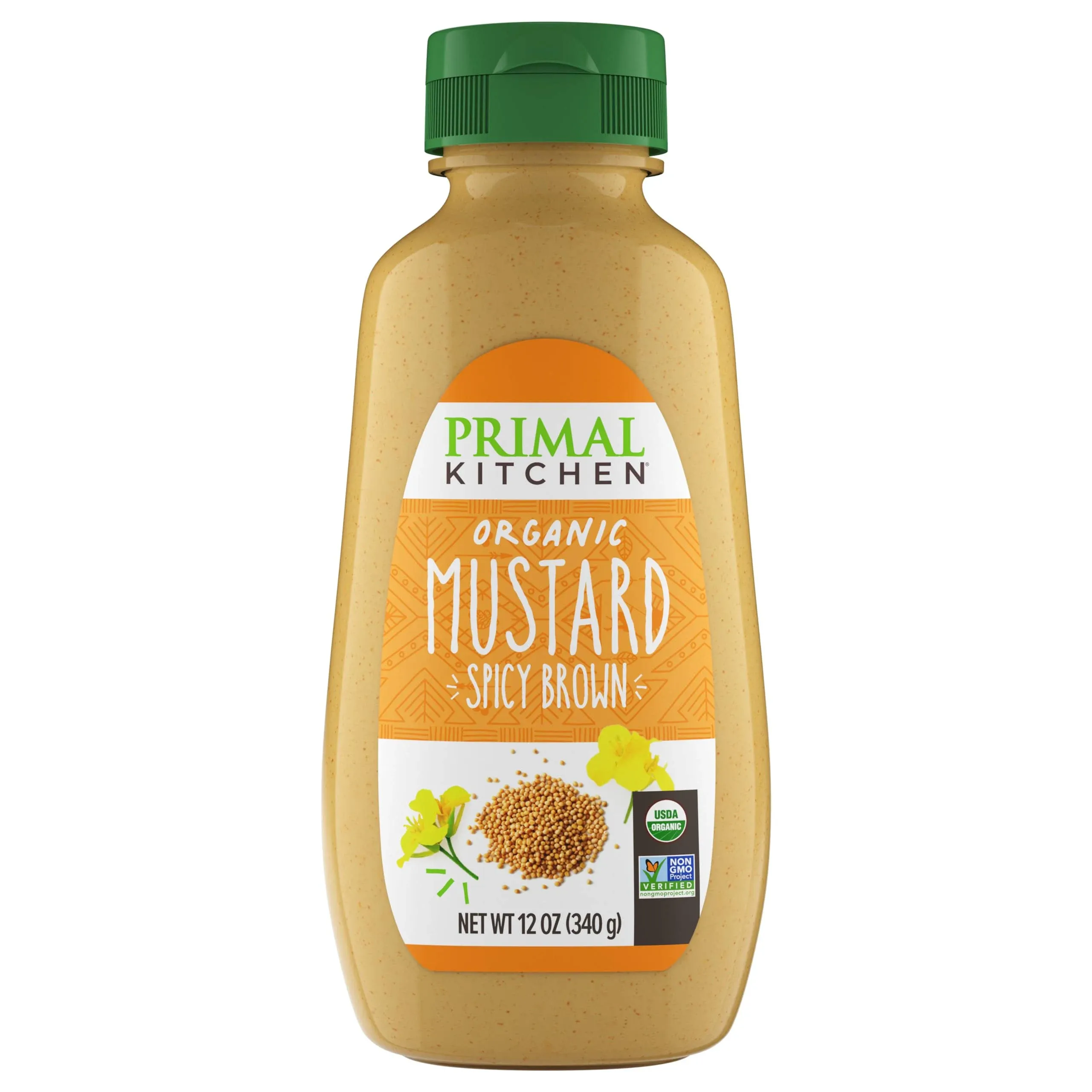 Primal Kitchen, Mustard Spicy Brown, 12 Oz