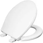 8100SL 000 Collins Slow Close Plastic Toilet Seat That Will Never Loosen, with S