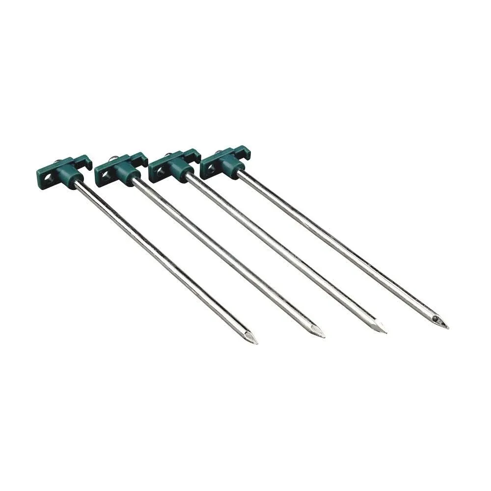 Coleman 10 in Tent Stake Heavy Duty Plated Steel 4 Stakes New 2000003432