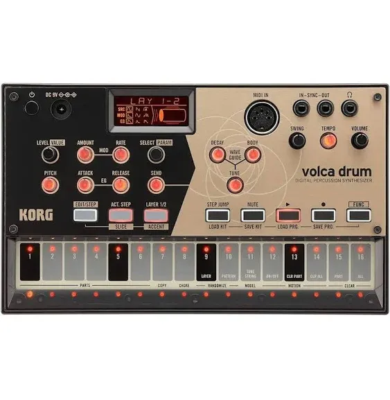 Korg Drum Machine, Blue (VOLCADRUM)