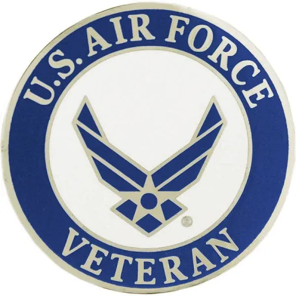 US Air Force Veteran Large Pin