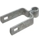 2" x 5/8" Square Post Female Hinges for Chain Link Fence Post | Hinges with Bolts | Pack of 2