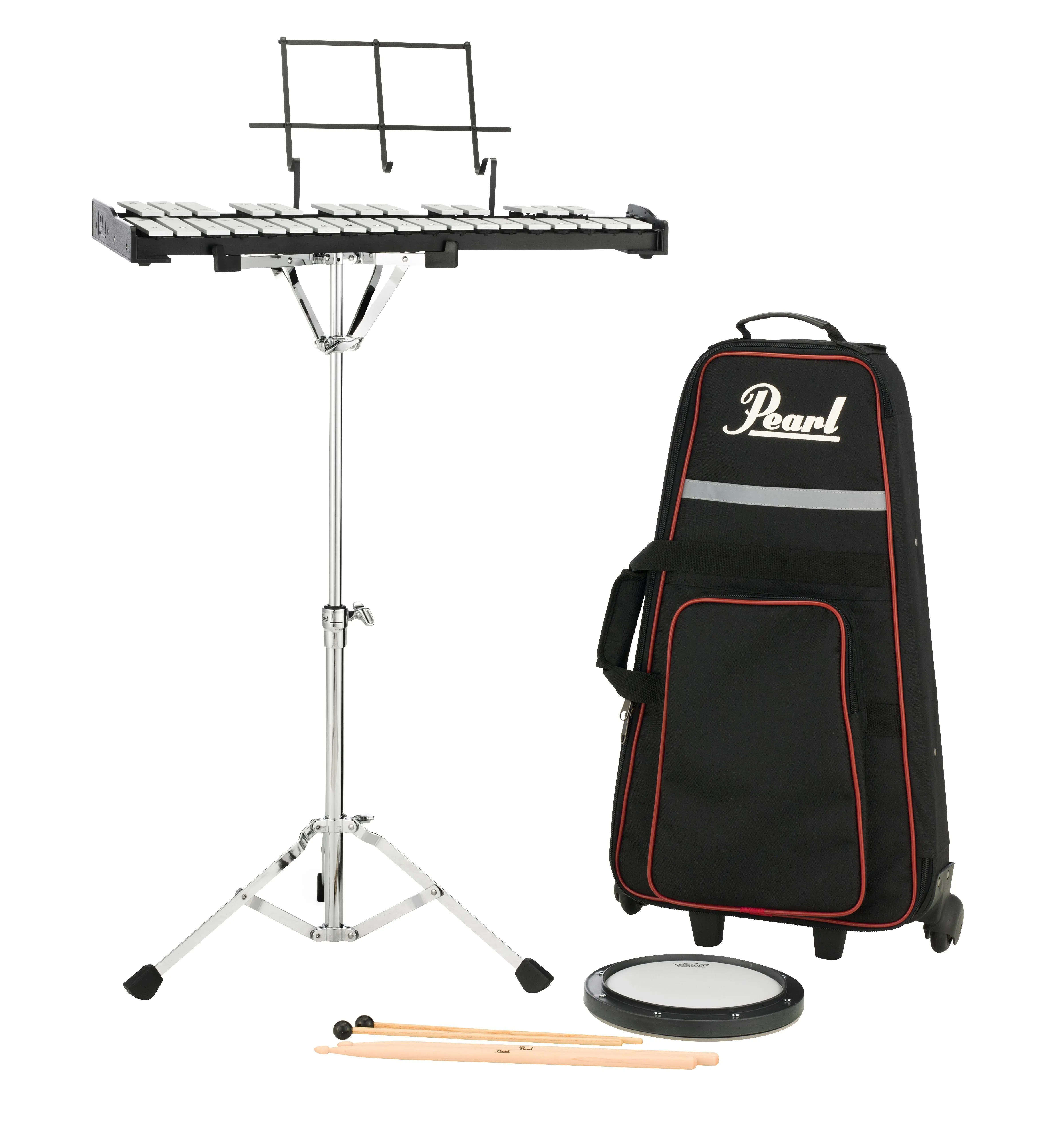 Pearl Student Bell Kit - with Rolling case and Practice Pad