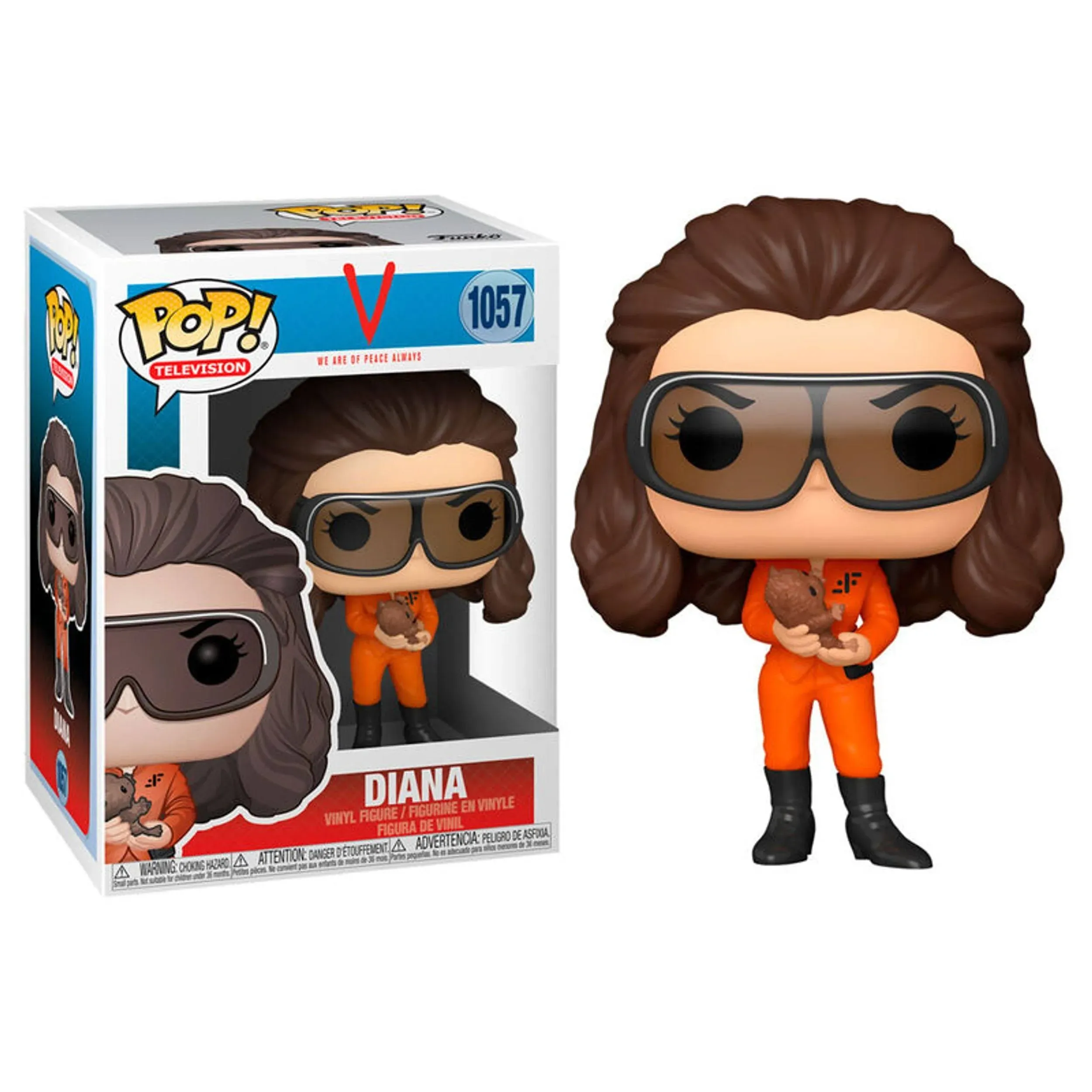 Pop! Tv V Diana in Glasses with Rodent #1057 Vinyl Figure Funko