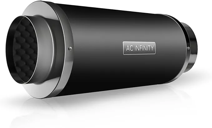 AC Infinity Inline Duct Fan SILENCER, 6"