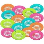 BFDYY Set of 12 10.5" Reusable Plastic Paper Plate Holders in Bright Colors (Set of 4; 12 Pack)