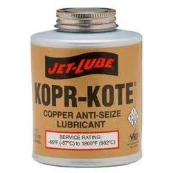 Jet Lube 10002 Kopr-Kote 1/2 lb High Temperature Anti-Seize Compound