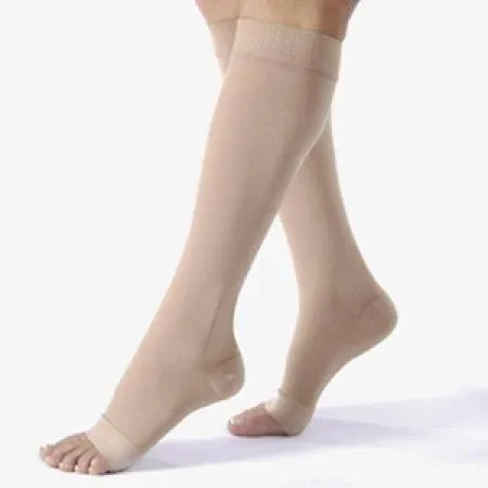 Jobst Relief 15-20 mmHg Open Toe Knee High / Beige, X-Large / Petite