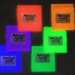 Glow Powder Pigment Variety- 6 Colors Fluorescent in Daylight Pack- 3.2oz/90g Total, for Resin, Slime, Nail Polish, Coatings, Paint| Glow in The Dark Pigment Powder- Strontium Aluminate