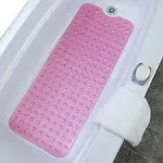 SlipX Solutions Power Grip Extra Long Bath Tub Shower Mat 39x16