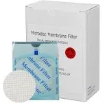 SimPure MCE Gridded Membrane Filter Sterile, 47mm Diameter and 0.45um Pore Size, Individual Pack Membrane Disc Filter, Hydrophilic Filter Paper, Pack of 100