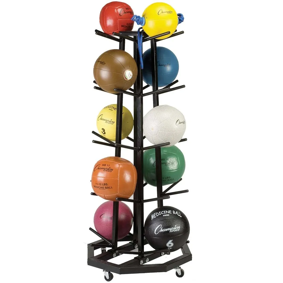 Champion Sports Deluxe Medicine Ball Tree