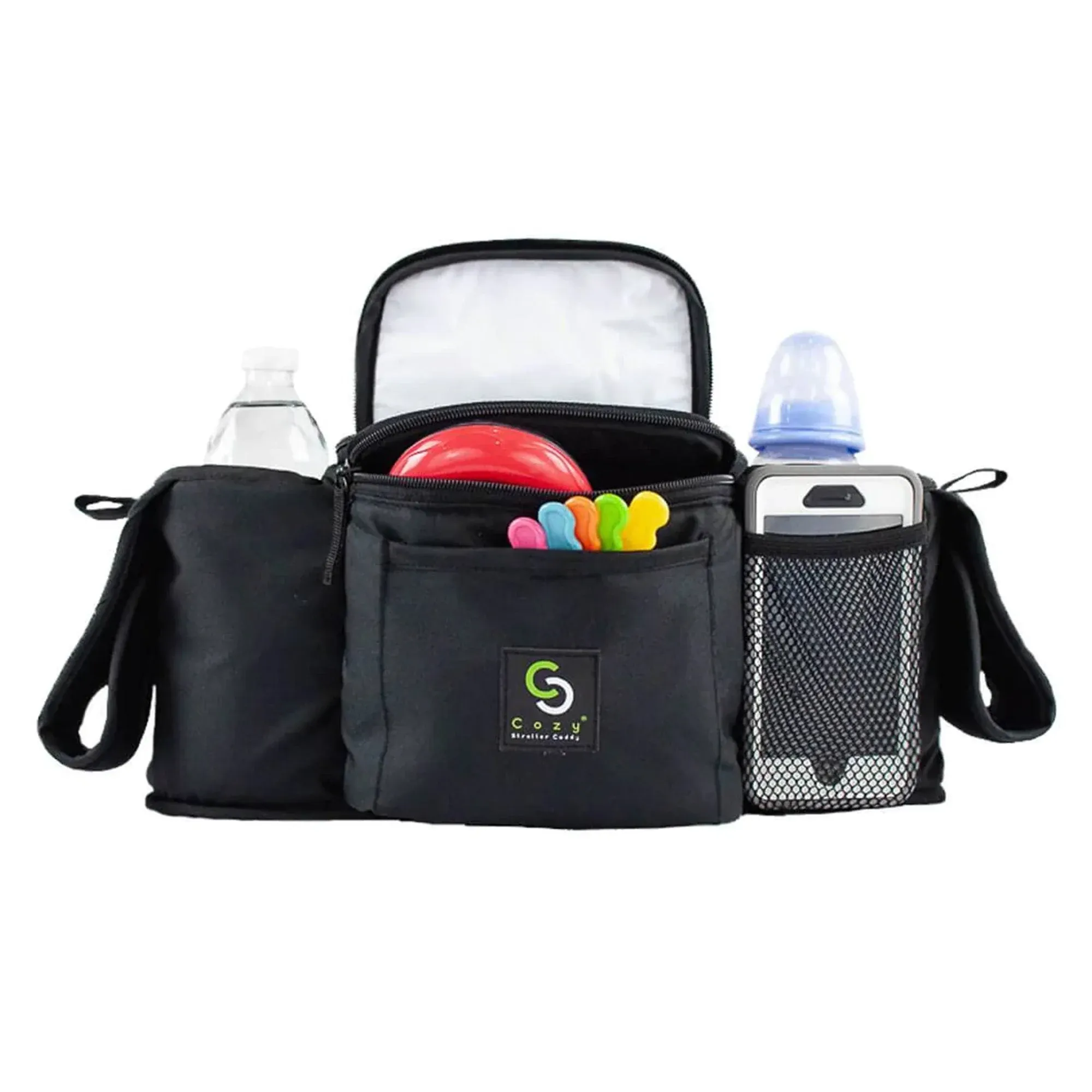 2400SC Stroller Caddy Organizer, Black &amp; Insulated