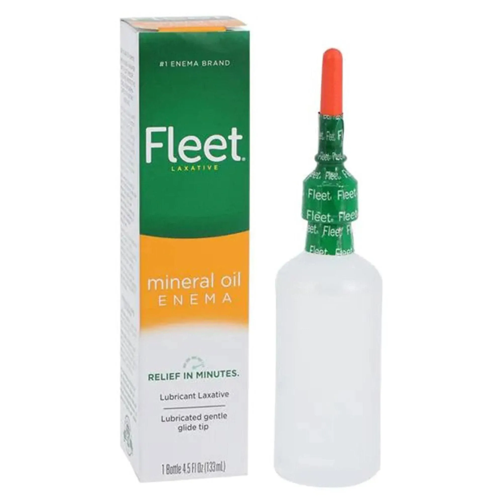 Fleet Enema, Mineral Oil - 1 bottle, 4.5 fl oz