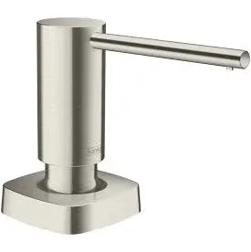 Hansgrohe 40468801 Metris Soap Dispenser in Steel Optic