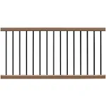 NewTechWood Ultrashield Hemispheres 36 in. x 3 in. x 6 ft Composite Railing Kit