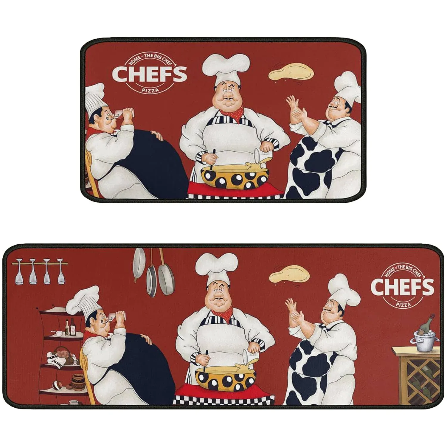 Faptoena Fat Chef Kitchen Rugs and Mats