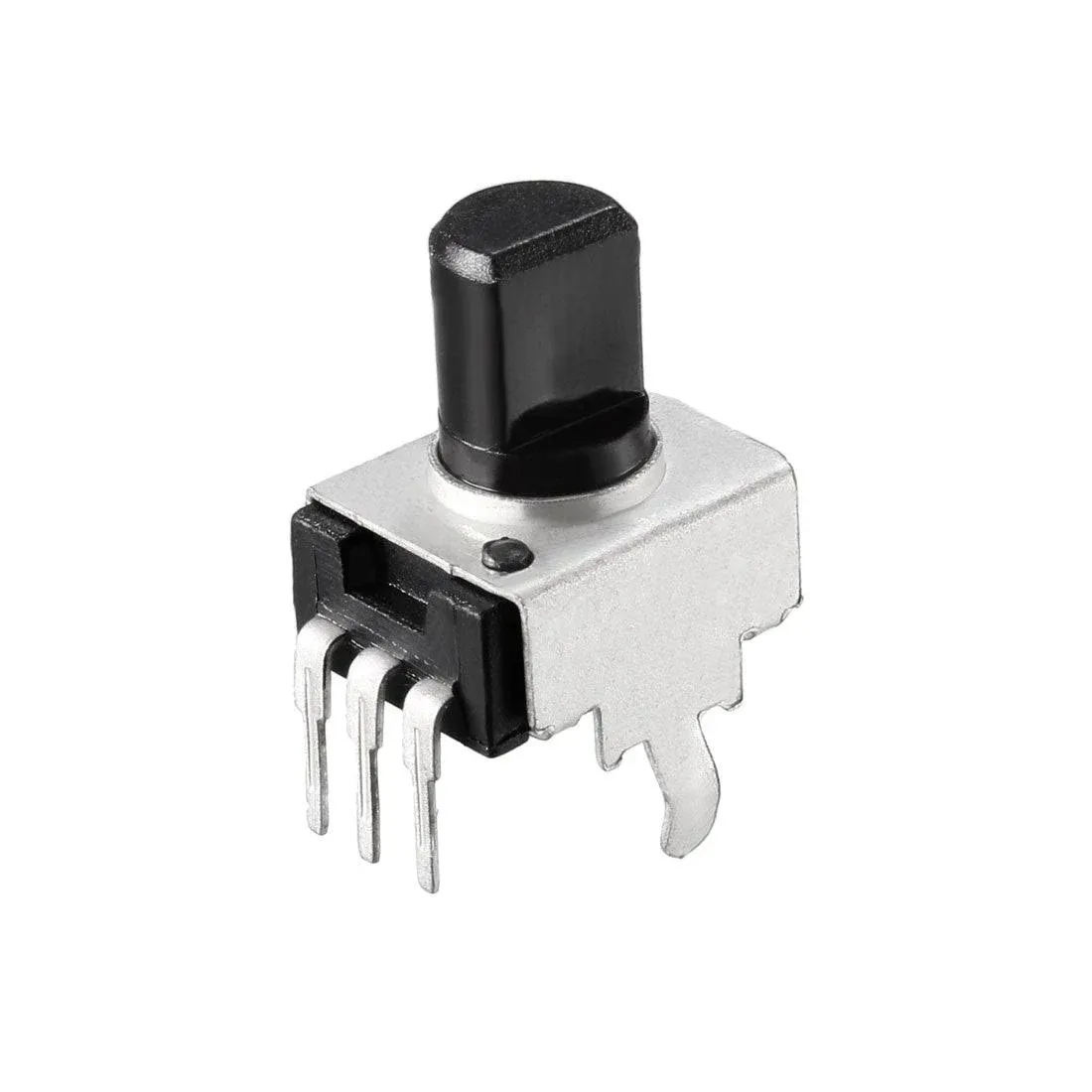 Uxcell Carbon Film Potentiometer 10K Ohm Variable Resistors Single Turn Rotary Half Shaft Design 5pcs | Harfington