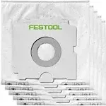 Festool 496187 CT 26 Self Cleaning Filter Bags, 5-Count