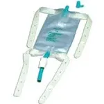 Complete Kit Urinary Incontinence One Week, 7 Condom Catheters External Self Seal 32mm (Intermediate), + Premium Leg Bag 1000ml Tubing, Straps & Fast