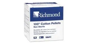 Richmond Cotton Pellets Size 4, 1/8" Dia, 3000/bx