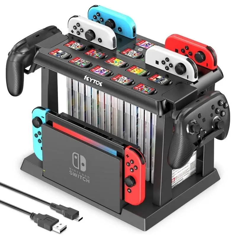 For Nintendo Switch Organizer Station Controller &amp; Joy-Con Charger Charging Dock