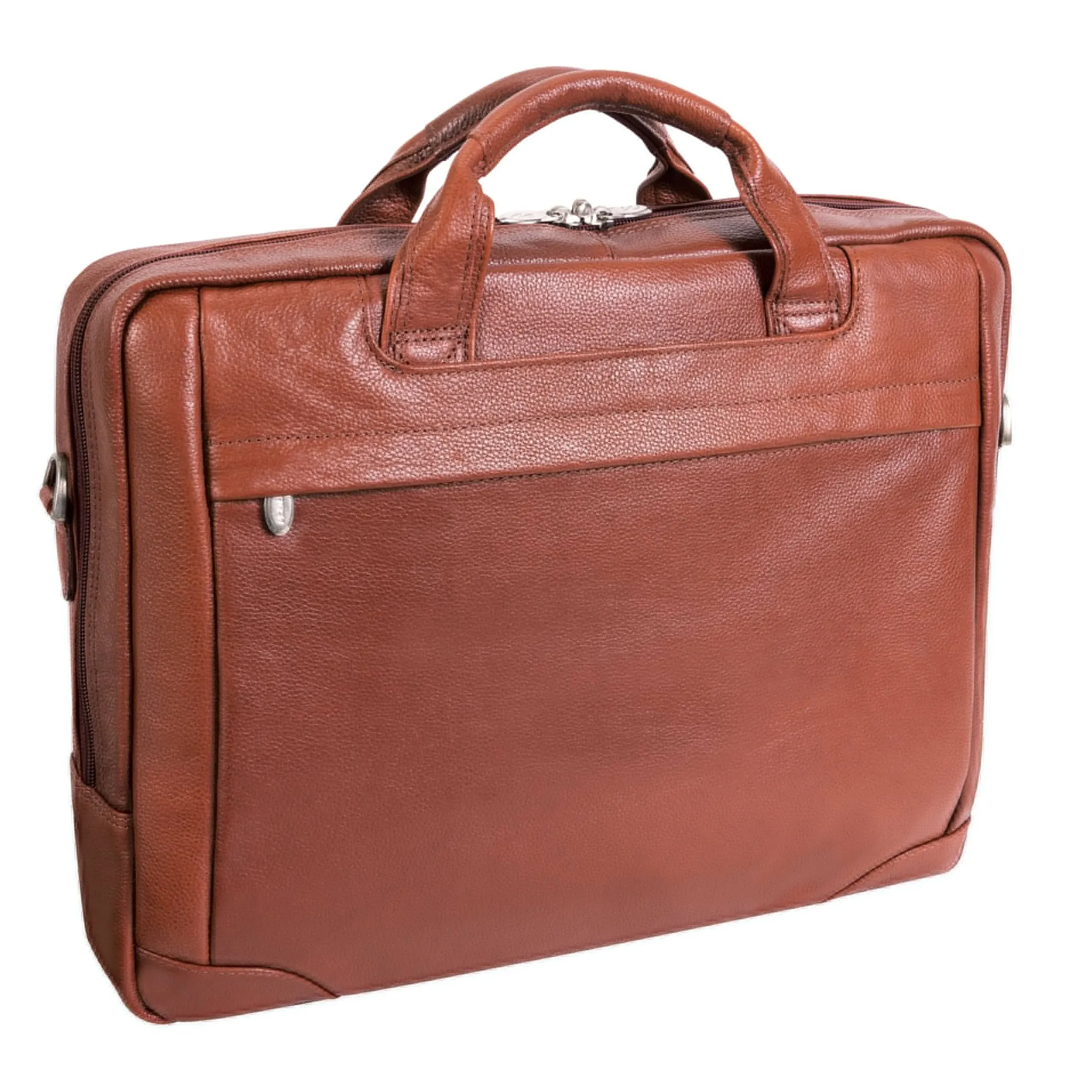 McKlein calfsin leather Laptop Briefcase Brown