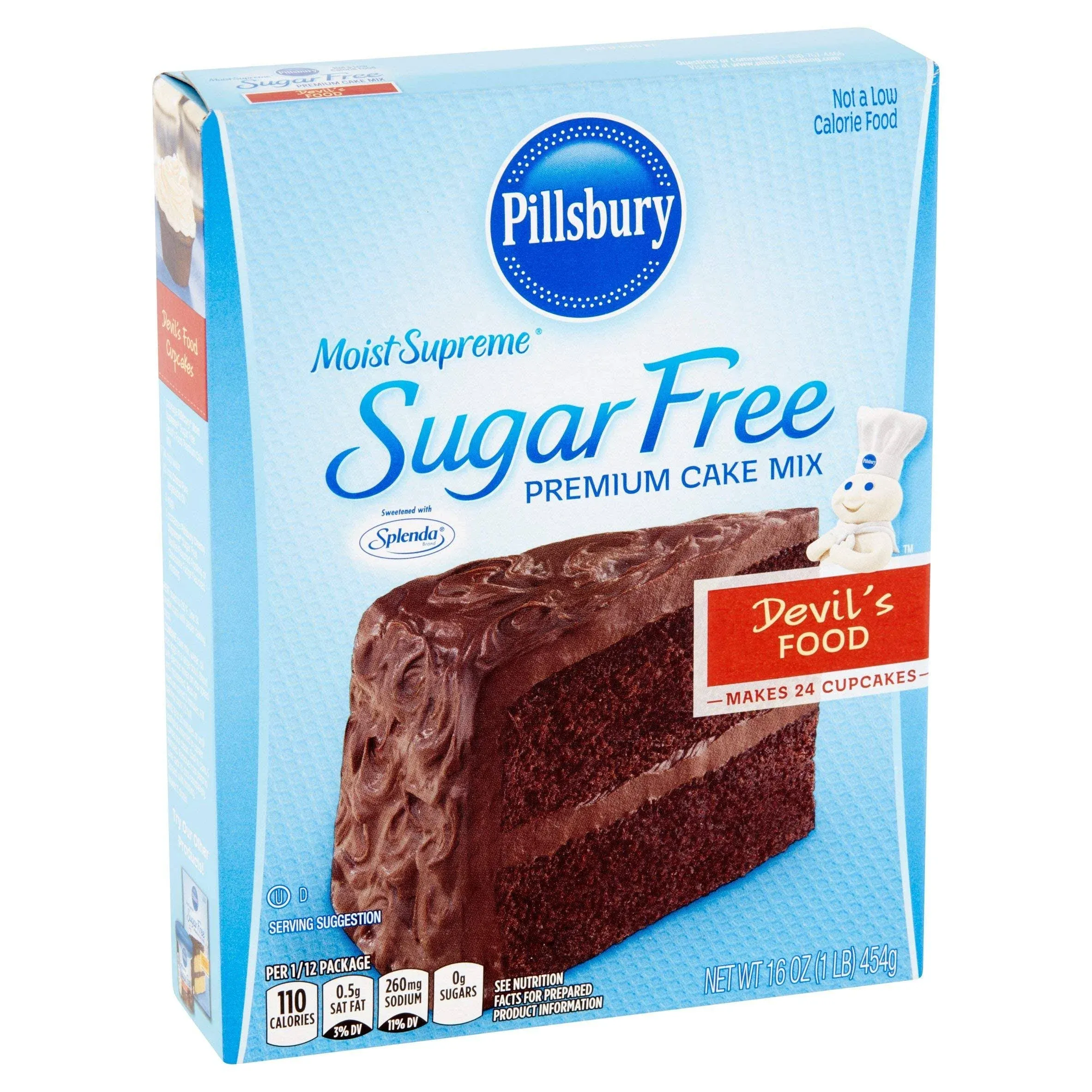 Pillsbury Moist Supreme Devil's Food Sugar Free Cake Mix