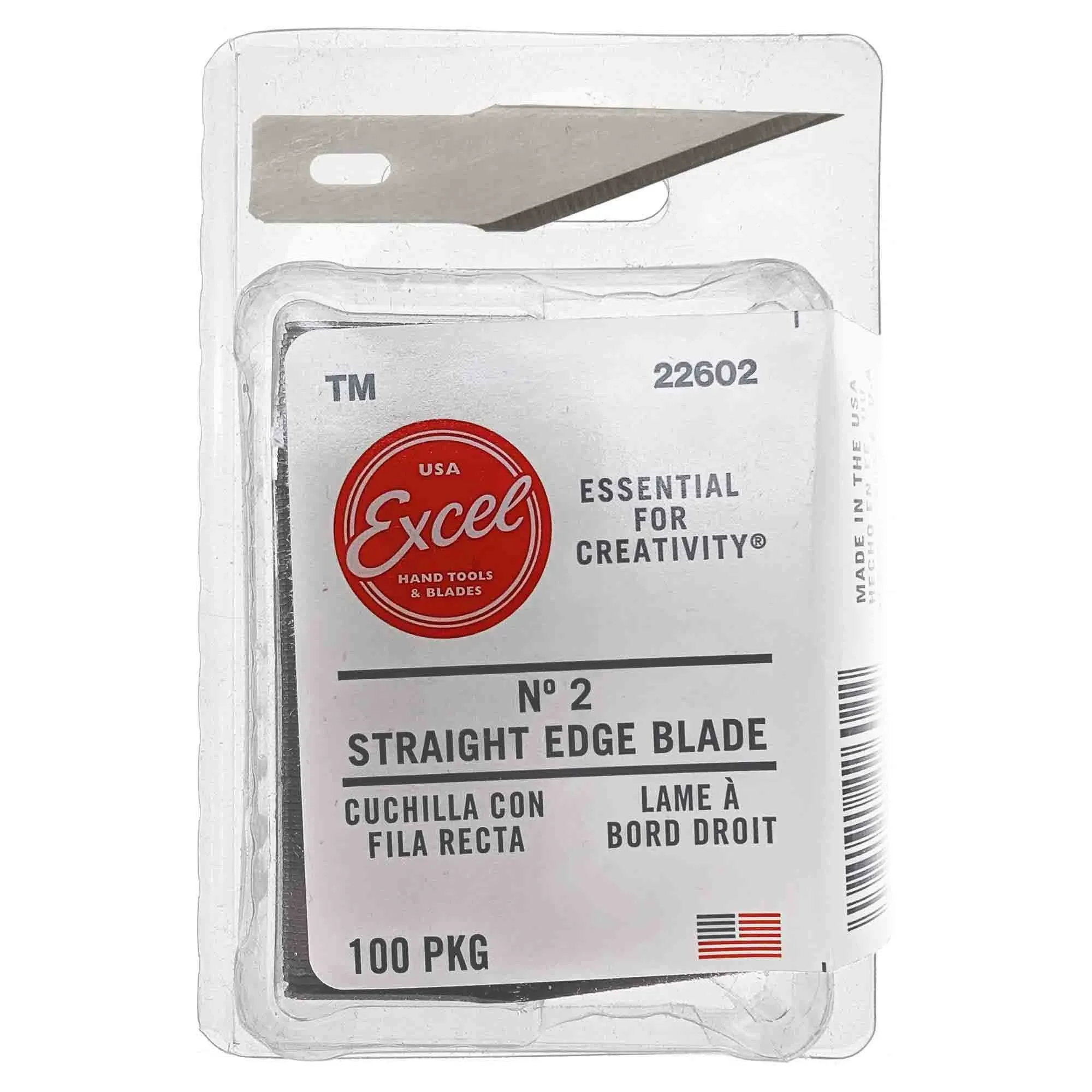 #2 Straight Edge Blade | Excel Blades 100 PCS.